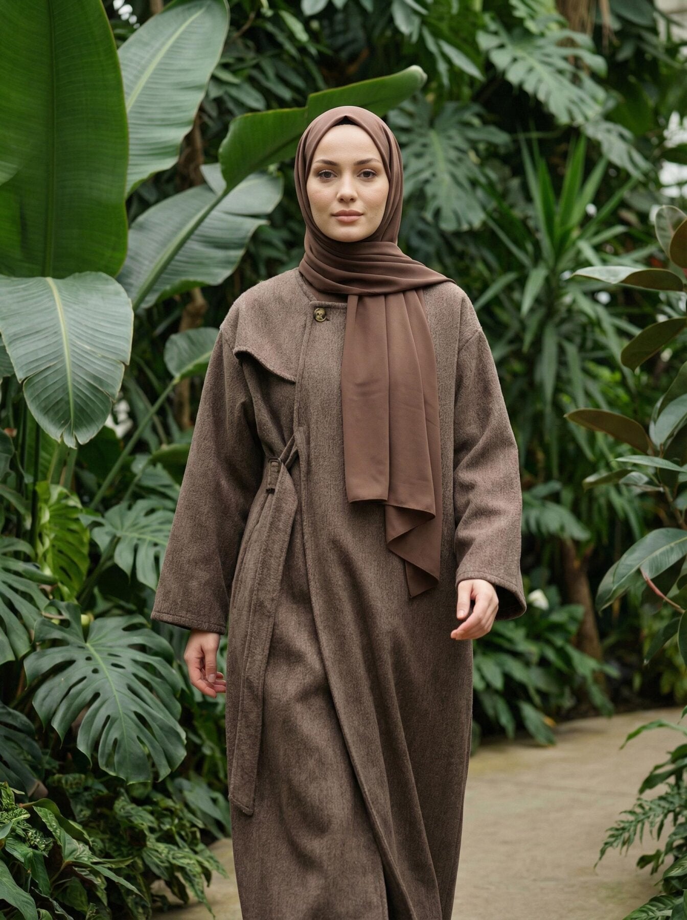 Alpaca Cashmere Winter Cape Coat (JK013)