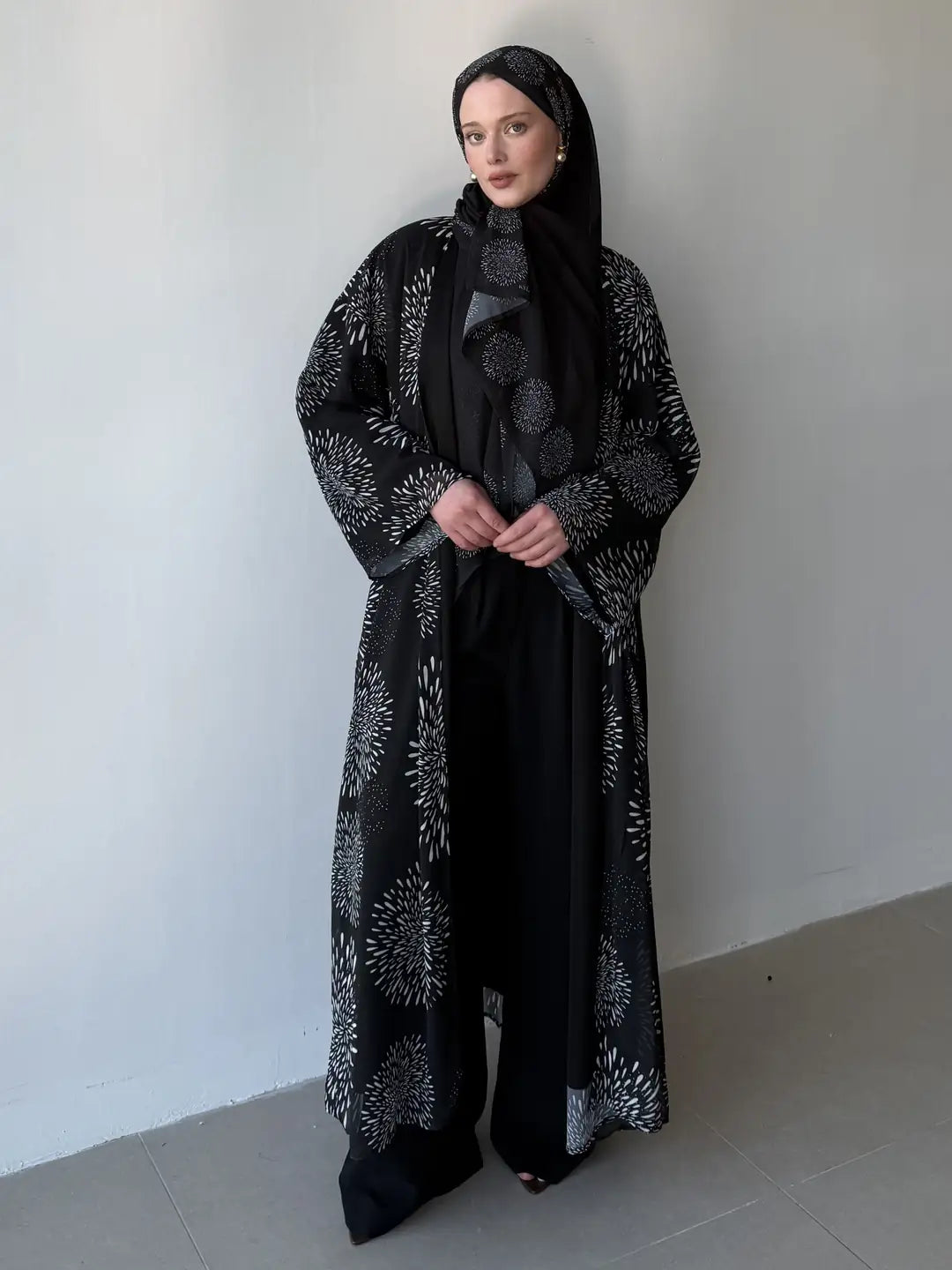 Abaya and Shawl Set