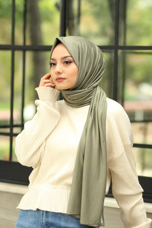 Soft Viscose Jersey Shawl — Sarı