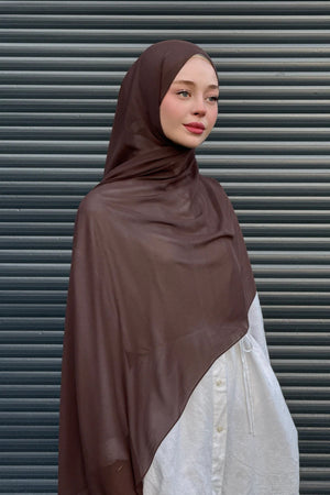 Smooth Crepe Shawl for Versatile Modest Styling — aci-kahve