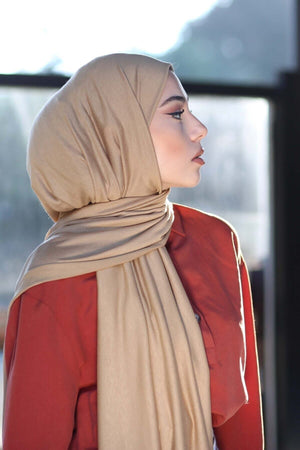 Soft Viscose Jersey Shawl — sutlu-kahve