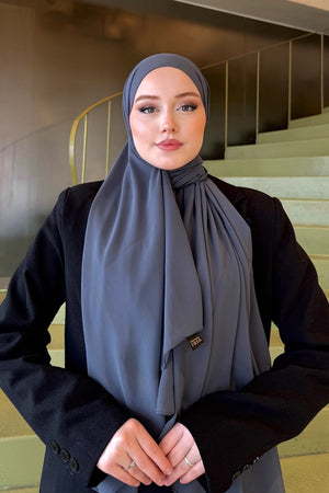 Smooth Crepe Shawl for Versatile Modest Styling — fume