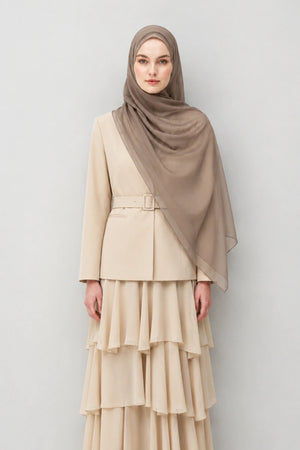 Smooth Crepe Shawl for Versatile Modest Styling — Çok Renkli