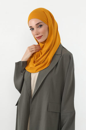 Ready-to-Wear Jersey Bonnet Shawl with Face Covering