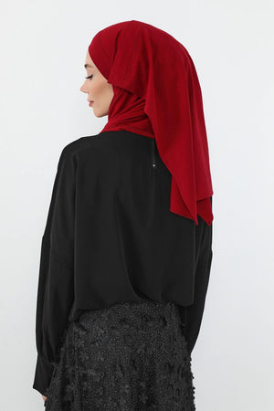Ready-to-Wear Jersey Bonnet Shawl with Face Covering