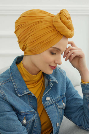Gathered Jersey Turban for Easy Modest Styling