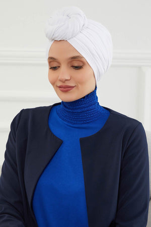 Gathered Jersey Turban for Easy Modest Styling