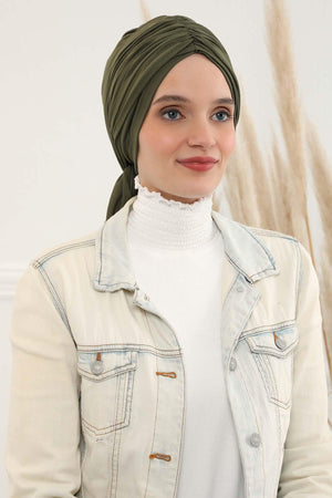Gathered Jersey Turban for Easy Modest Styling