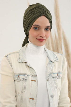 Gathered Jersey Turban for Easy Modest Styling