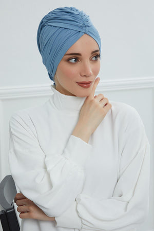 Gathered Jersey Turban for Easy Modest Styling