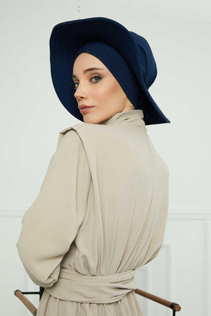 Comfortable Aerobin Fabric Bonnet with Side Gather Detail