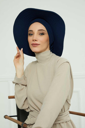 Comfortable Aerobin Fabric Bonnet with Side Gather Detail