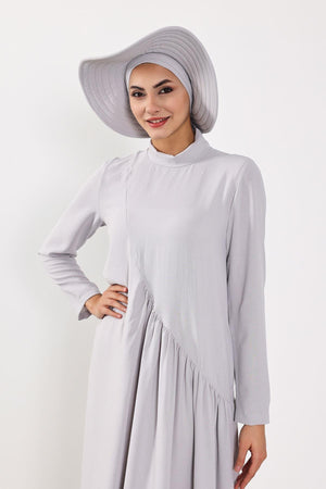 Modest Aerobin Turban Bonnet with Removable Wide-Brim Hat