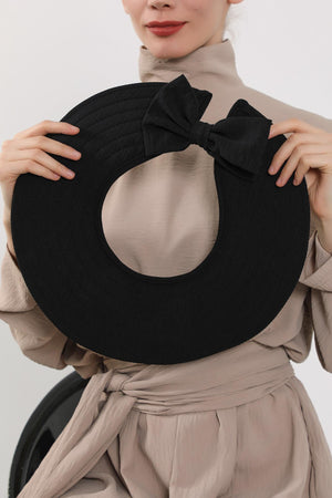Modest Aerobin Turban Bonnet with Removable Wide-Brim Hat