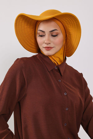 Soft Cotton-Blend Ninja Bonnet with Detachable Bow Accessory