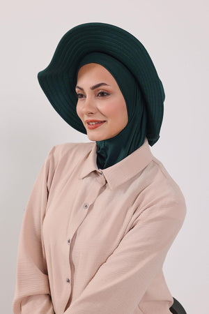 Soft Cotton-Blend Ninja Bonnet with Detachable Bow Accessory