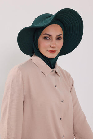 Soft Cotton-Blend Ninja Bonnet with Detachable Bow Accessory