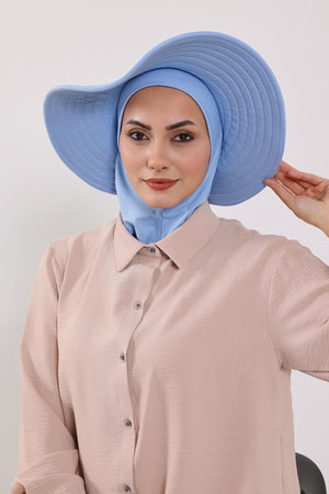 Soft Cotton-Blend Ninja Bonnet with Detachable Bow Accessory