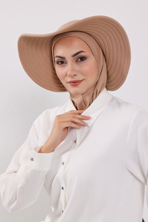 Soft Cotton-Blend Ninja Bonnet with Detachable Bow Accessory