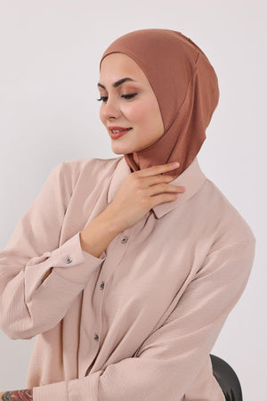 Soft Cotton-Blend Ninja Bonnet with Detachable Bow Accessory