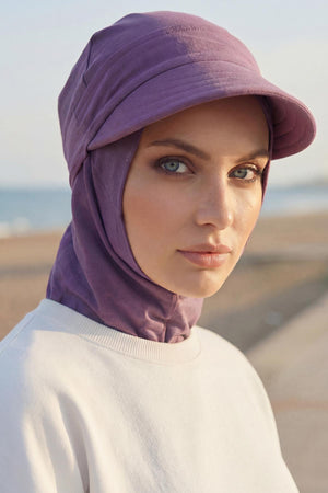 Hijab Bonnet with Removable Visor