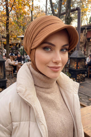 Hijab Bonnet with Removable Visor