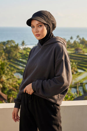 Hijab Bonnet with Removable Visor