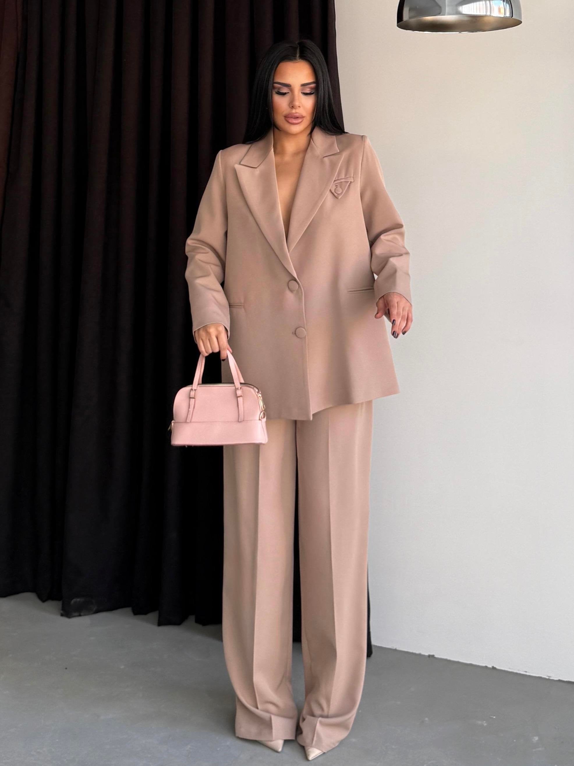 Imported Double Crepe Suit