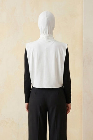 One-Piece Bonnet & Neck Cover – Soft Cotton Lycra Jersey