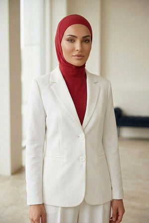 One-Piece Bonnet & Neck Cover – Soft Cotton Lycra Jersey