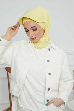 Jersey Visor Hooded Shawl
