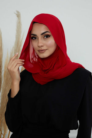 Practical Bonneted Chiffon Shawl