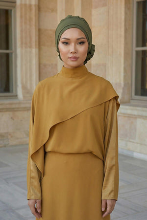 Ready-to-Wear Aerobin Turban with Rosette Detail