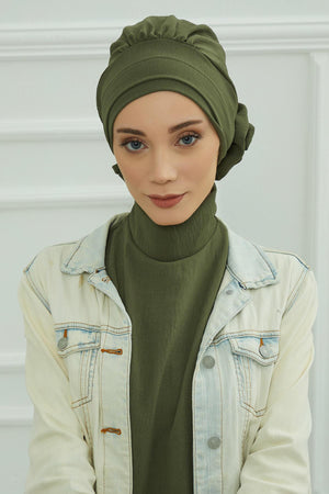 Ready-to-Wear Aerobin Turban with Rosette Detail