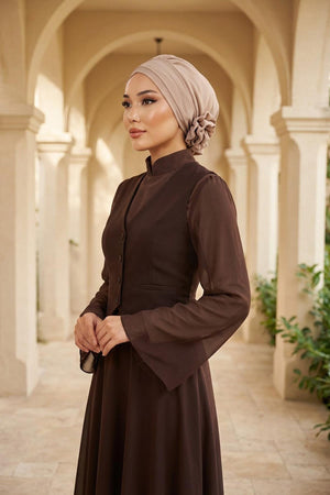 Ready-to-Wear Aerobin Turban with Rosette Detail