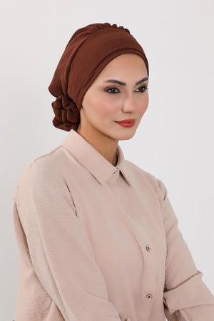 Ready-to-Wear Aerobin Turban with Rosette Detail