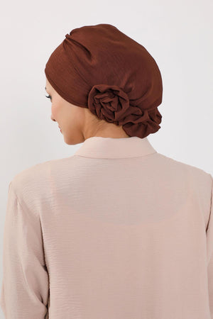 Ready-to-Wear Aerobin Turban with Rosette Detail