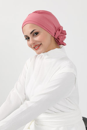 Ready-to-Wear Aerobin Turban with Rosette Detail