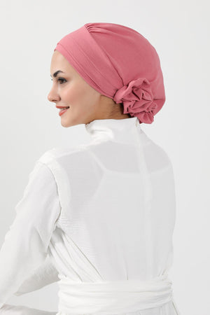 Ready-to-Wear Aerobin Turban with Rosette Detail