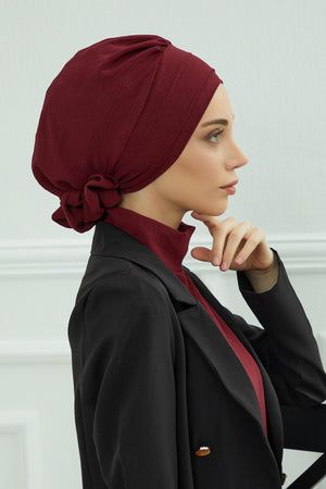 Ready-to-Wear Aerobin Turban with Rosette Detail
