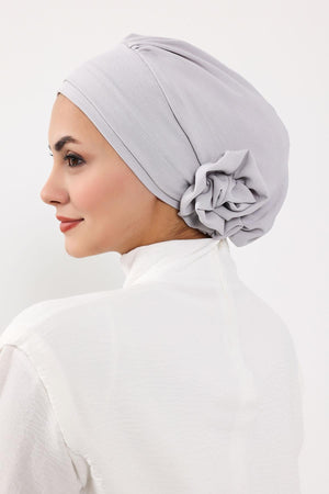 Ready-to-Wear Aerobin Turban with Rosette Detail