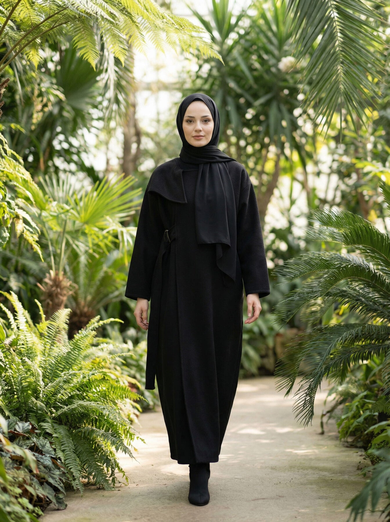 Alpaca Cashmere Winter Cape Coat (JK013)