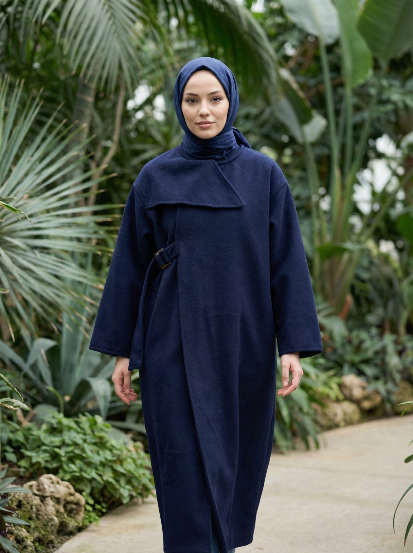 Alpaca Cashmere Winter Cape Coat (JK013)