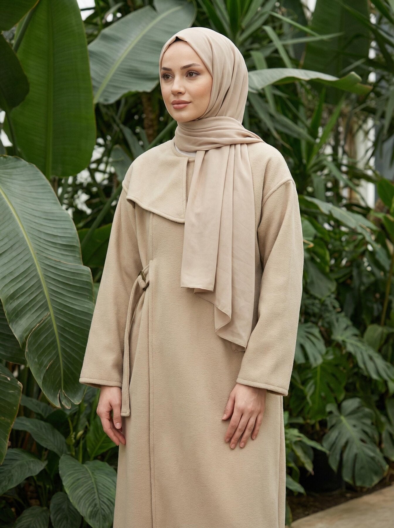 Alpaca Cashmere Winter Cape Coat (JK013)