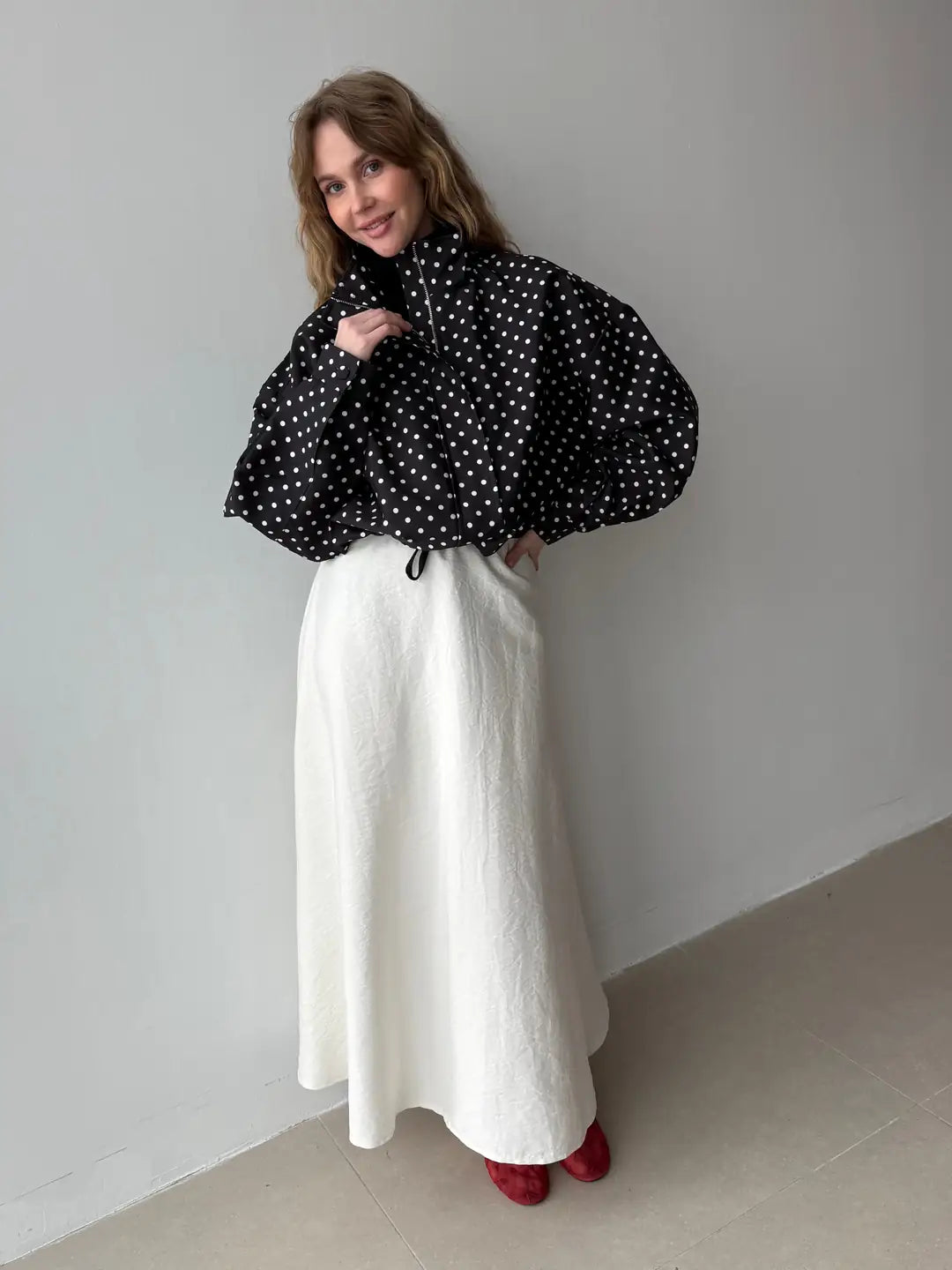 Dot Skirt Set