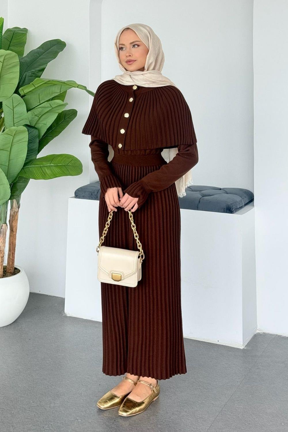 Butterfly Pleated Two-Piece Set DR003