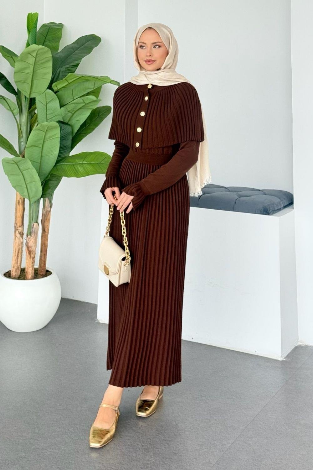 Butterfly Pleated Two-Piece Set DR003