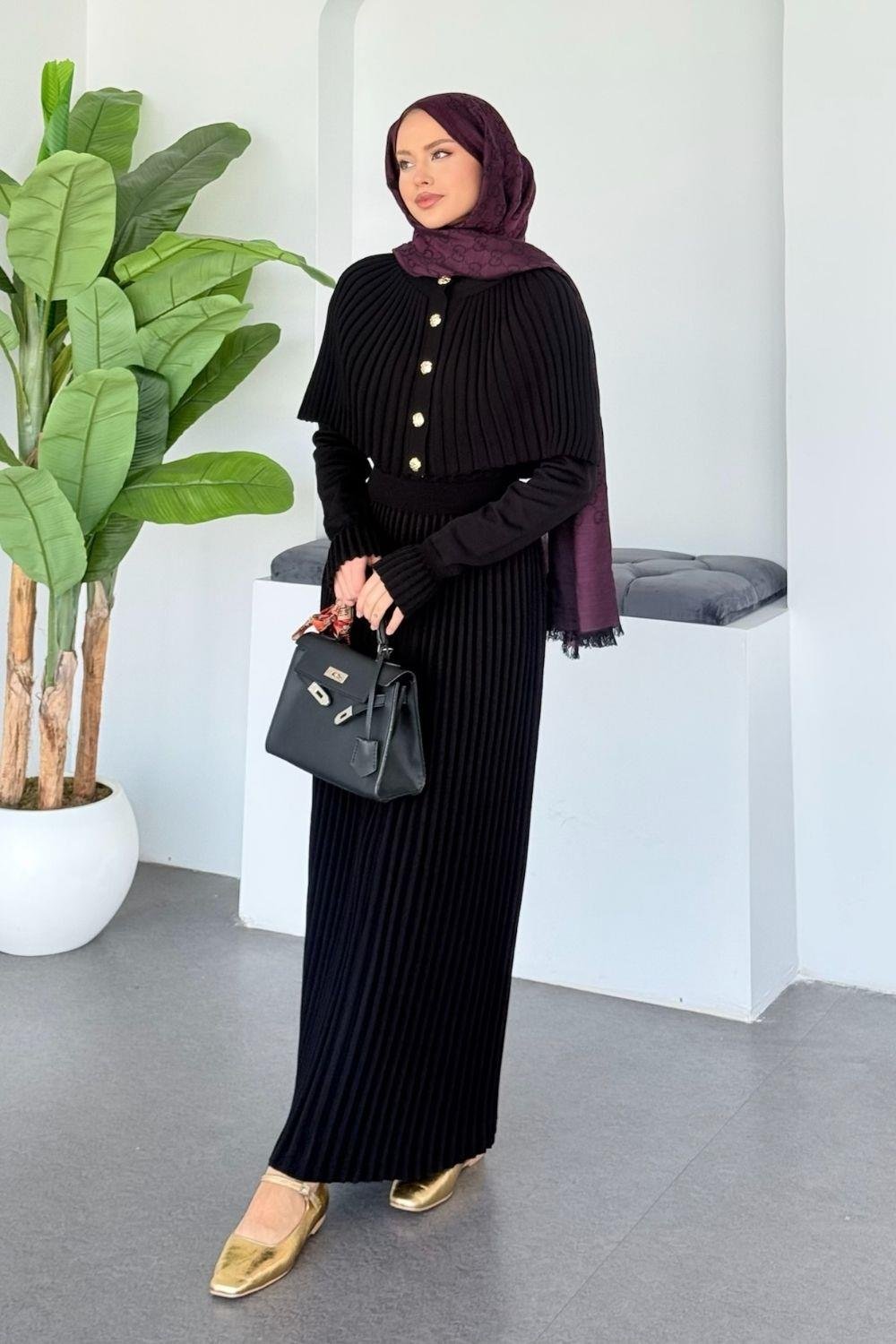 Butterfly Pleated Two-Piece Set DR003