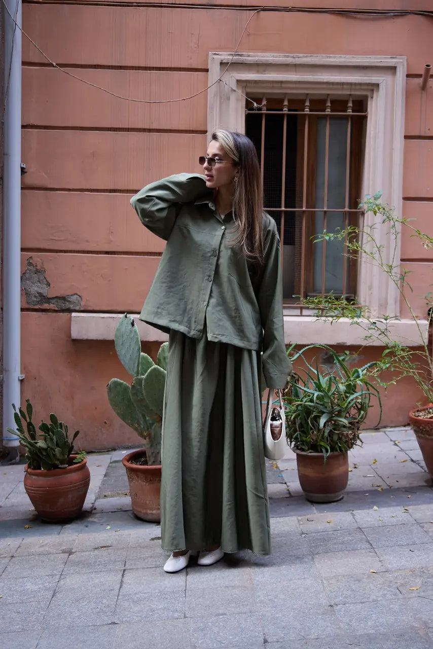 Skirt and Blouse Set