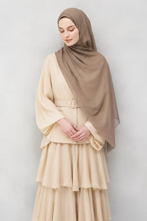 Smooth Crepe Shawl for Versatile Modest Styling — Çok Renkli